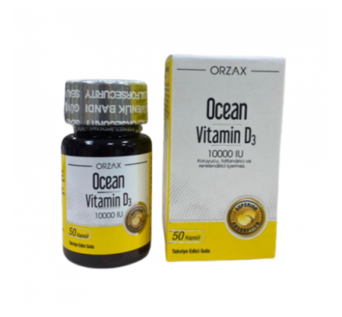 Витамин D3 Orzax Ocean 10.000iu 50 capsule